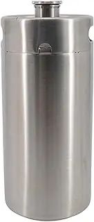Brewing Tools 2/3.6/4/5L Mini Keg Stainless Screw Cap Single Wall Refillable Portable Craft Home Brewing(3.6L)