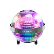 Alphacool Eisball Reservoir and D5 Pump Top, D-RGB, Plexi