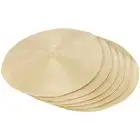 Round Braided Placemats Set of 6 Table Mats for Dining Tables Woven7590