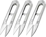 3Pcs Sewing Scissors Clippers, Multipurpose Yarn Thread Cutter, Embroidery Thrum Fishing Thread Cutter, Mini Hand- held Snips Trimming Nipper-Perfectly for Stitch, Small Plants, Crafts, DIY Projects.…