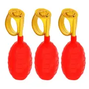 3 Pcs Whole Person Water Spray Ring Tricky Red Toys April Fools' Day Pranks