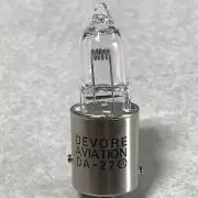 DEVORE AVIATION LAMP P/N:DA-27 28V 75W (NEW SURPLUS) TRUSTED SELLER GREAT PRICE