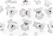 EGGDIOQ Doormats Funny Cute Koala Custom Print Bathroom Mat Waterproof Fabric Kitchen Entrance Rug, 23.6 x 15.7in