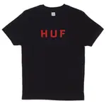 HUF - 黑紅ORIGINAL原創LOGO TEE-HBA PYREX 街頭 潮流 塗鴉 滑板FIXED GEAR