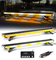 42" 330 LED Rooftop Strobe Light Bar Truck Emergency Flashing Warning w/Bracket