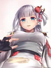 Anime white boobs yukata blue eyes silver hair azur lane Playmat Gaming Mat