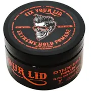 Fix Your Lid Extreme Hold Hair Pomade For Men - High Shine Water Based Hair Gel