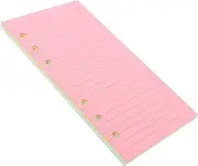 NUOBESTY Refill Paper for Notebook 6 Hole Loose-Leaf Core A6 Size Paper Smooth Writing Planner Inserts