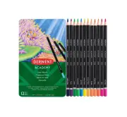 Derwent Academy Neon Coloured Pencils Tin [12 Set]