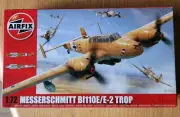 Airfix 1/72 scale Messerschmitt Bf110E/E-2 TROP kit. New in Box