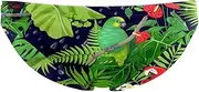 [VBFOFBV] Men's Printed Jammer Swimsuit Swim Shorts, Tropical Fingerprint Palm Leaf Parrot Hawaiian Flower