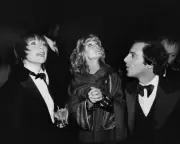 8x10 B&W Photo of celebrities Shirley MacLaine and Farrah Fawcett at Studio 54.