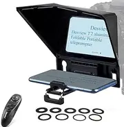 Destview T2 Teleprompter Kit, Remote & APP Control, Teleprompter for Smartphones/Tablet/DSLR Camera (49mm/52mm/55mm/58mm/62mm/67mm72mm/77mm/82mm)