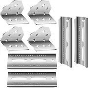 4 Pack 8" Heavy Duty Galvanized Swivel Top Boat Trailer Bunk Brackets for 2"x2", 1.5"x2", 3"x2" Crossmembers - Metal, Silver, Wall Mount, Boat Trailer Lift Parts for Ski, Fishing, or Sailboat