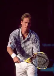 Alex O'Brien USA at the Lipton International Players Championships- Old Photo