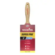 Wooster J4104-3 Super/Pro Ermine Gold Nylon/Sable Polyester Paint Brush 3 in.
