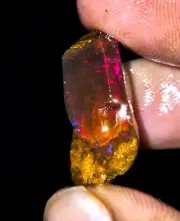 very rare Natural Ethiopian Opal Rough, Raw Opal, welo fire opal, 1708