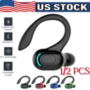 Bluetooth 5.1 Headset Wireless Earbuds Earphones Stereo Headphones Ear Hook US