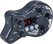 summina Guitar Multi-effects Processor Effect Pedal 15 Effect Types 40 Drum Rhythms Tuning Function with Power Adapter, Dark Grey
