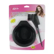 2pc Hair Color Brush Bowl Comb Kit Home Salon Dye Bleaching Highlight Tool Set
