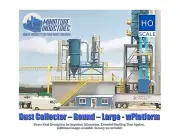 HO Scale Dust Collection Rd. L. wPlatform Grain Elevator Buildings Structures