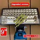 9" 16500Lm LED Light Work Light Floodlight For Makita Battery 18V Makita led