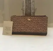 Radley London Logo Leather Wallet Brown Color Brand New With Tags