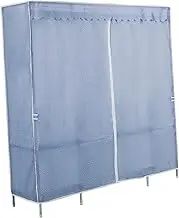 Vaguelly Portable Closet Wardrobe Easy Assembly Clothes Organizer with Capacity Sturdy Design Dust Moisture for Bedroom Dormitory