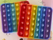 Pop It 2PK ABC & Count Add Subtract Skip Count 1-30 Bubble Kid Toy Stress