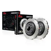 DBA Rear 4000 Wave XD Brake Rotors for Volkswagen Golf MK5 MK6 MK7 310mm Disc