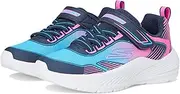 [Skechers] Girl's Microspec Advance Sneaker, Navy, 1.5 US
