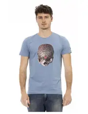 Short Sleeve T-shirt with Front Print 2XL Men