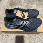 ASICS NEW Men's 11.5 Novablast French Blue/Black Running Shoes 1011B149