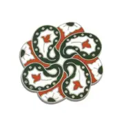 Vintage ACME Studio “Rimini" Brooch by MEMPHIS MILANO Designer MATTEO THUN New