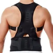Adjustable Magnetic Posture Corrector Corset Back Brace Belt Straight Corrector