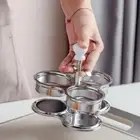 3 Grids Poached Egg Maker Stainless Steel Eggs Cooker Pocket Eggs Cup Baking