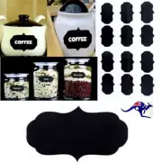 150 Blackboard Chalk Label Stickers peel and stick food craft pantry. Jar V