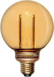 Next Glow Vintage Globe led, G25 G80 3.5W Eq 20W E26 led Bulb Base, Dimmable, So