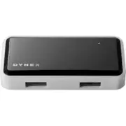 NEW Dynex DX-PCH5421 4-Port USB 2.0 Powered Device Hub 480Mbps PC/Mac Computer