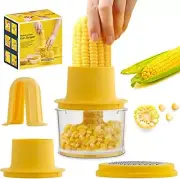 Corn Peeler, Multi Corn Stripper 4 in 1 Stainless Steel Corn Stripping Tool