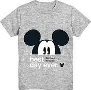 [Disney] Mickey Mouse Best Day Ever Big Boys T-Shirt