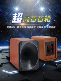 在飛比找Yahoo!奇摩拍賣優惠-SONY號角高音喇叭可調高音木質音箱超高音喇叭發燒級帶高音分