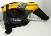 Cabela’s Advanced Dog Vest Reflective Flotation Life Jacket Orange Size Medium
