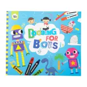 Jarmelo Doodling Book For Boys Kids Fun Educational Drawing/Colouring Craft 3+
