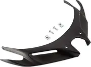 Motorcycle Front Aerodynamic Winglet Decoractive Spoiler ABS Plastic Fairing Accessories for Ninja 250/400 2018-2020 (Black)