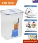 Versatile Lock & Lock Tall Food Container - 1.8L, Dishwasher Safe, Space Saving