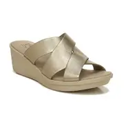 Rowena Wedge Sandal - Warm Silver