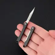 EDC Mini Pocket Keychain Cutter Utility Knife Portable Outdoor Camping Foldable