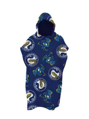Parramatta Eels NRL Team Youth Hooded Beach Towel