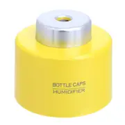 USB Bottle Caps Aroma Diffuser Mist Maker Air Humidifier(Yellow)